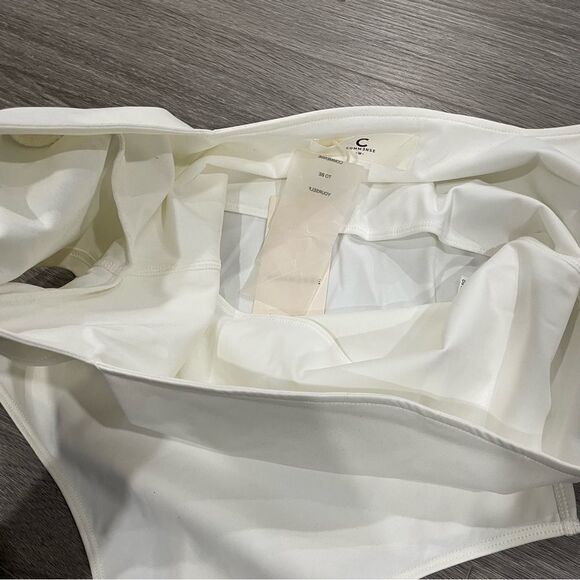 3/$25 ✺ Commense White Square Neck bodysuit M NWT - Picture 3 of 6